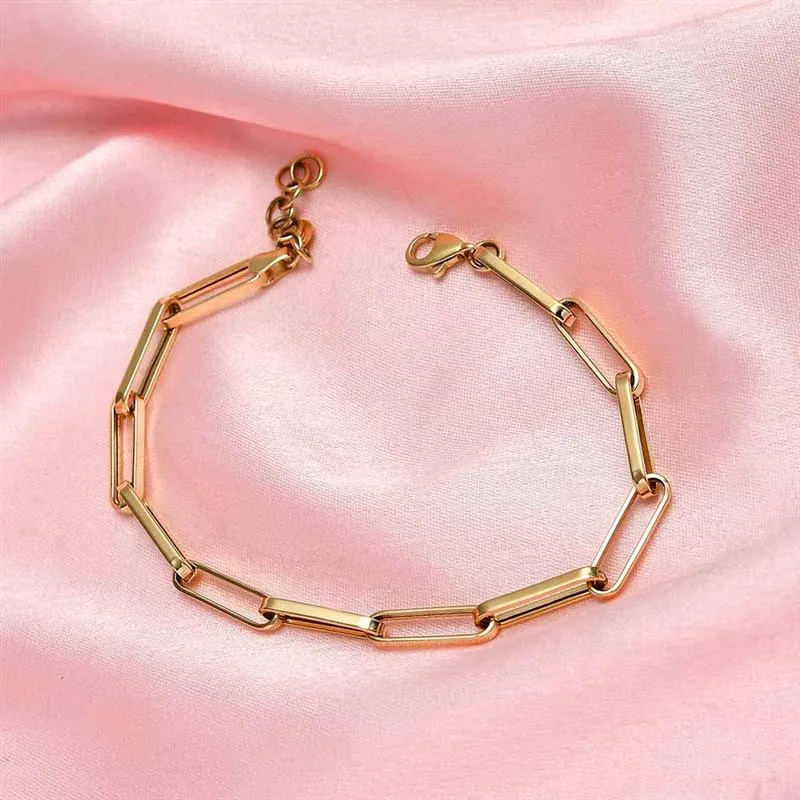 Paperlink Bracelet in 14K Gold