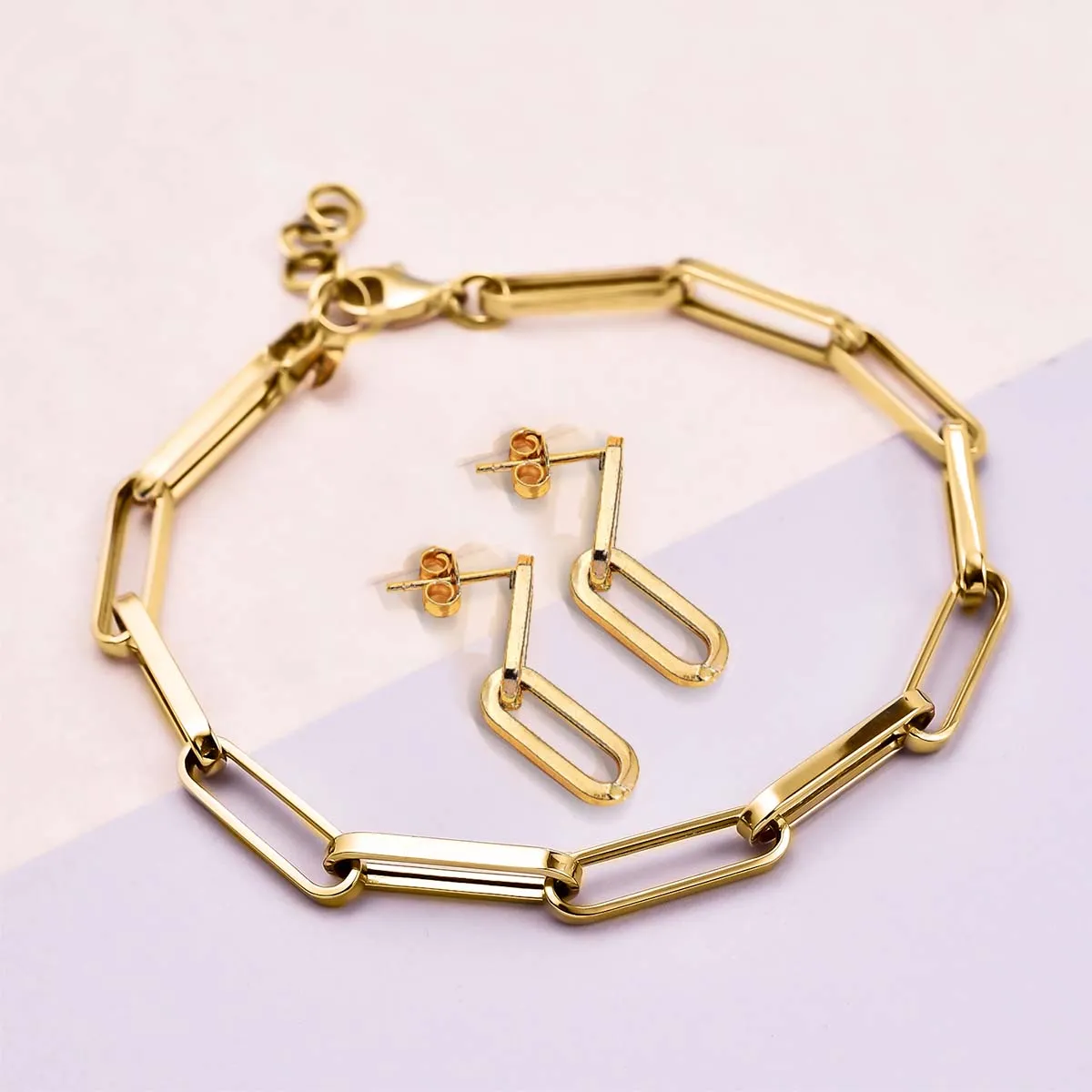 Paperlink Bracelet in 14K Gold