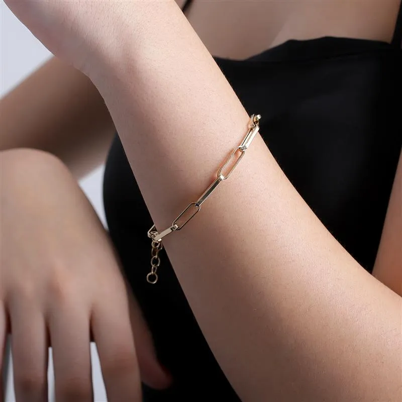 Paperlink Bracelet in 14K Gold