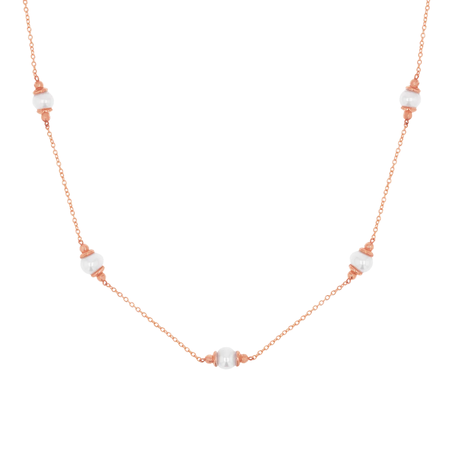 Pearl Station Necklace