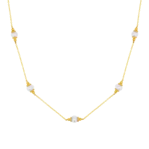 Pearl Station Necklace