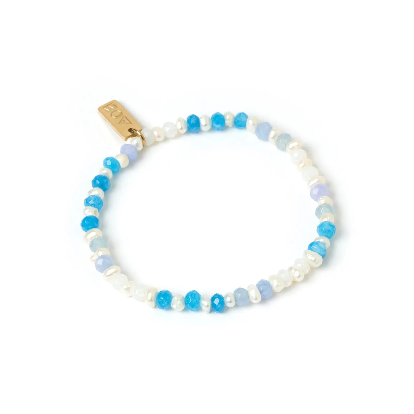 Petal Bracelet Stack - Ocean