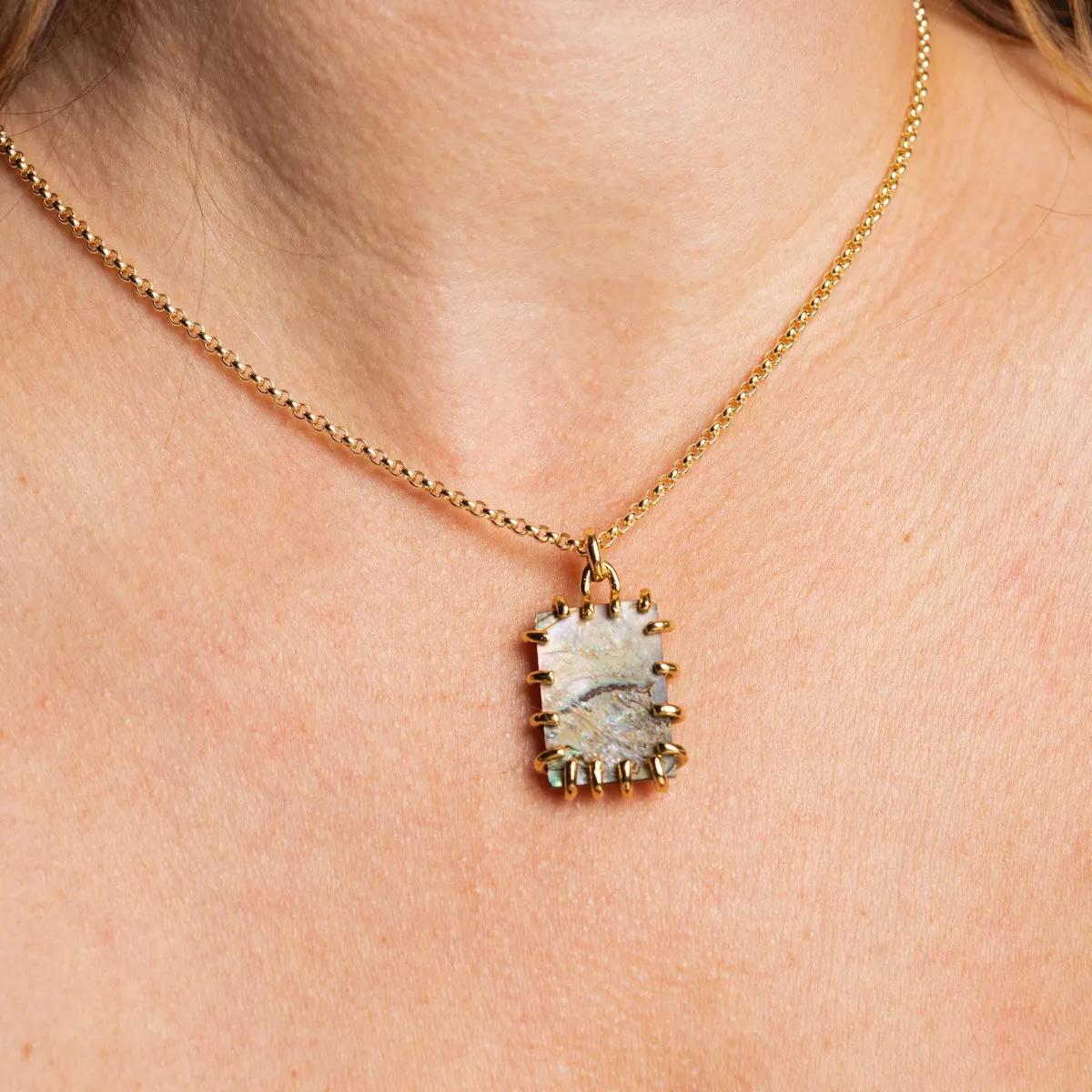 Phoebe Abalone Necklace