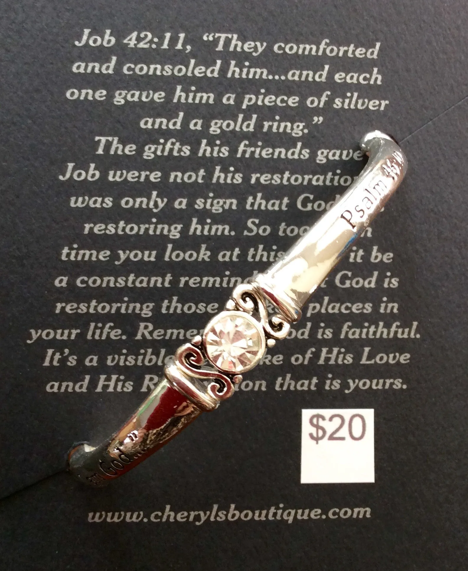 Psalm 46:10 Stretch Bracelet