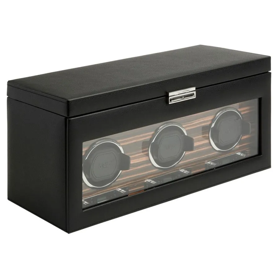 Roadster Triple Watch Winder with Storage