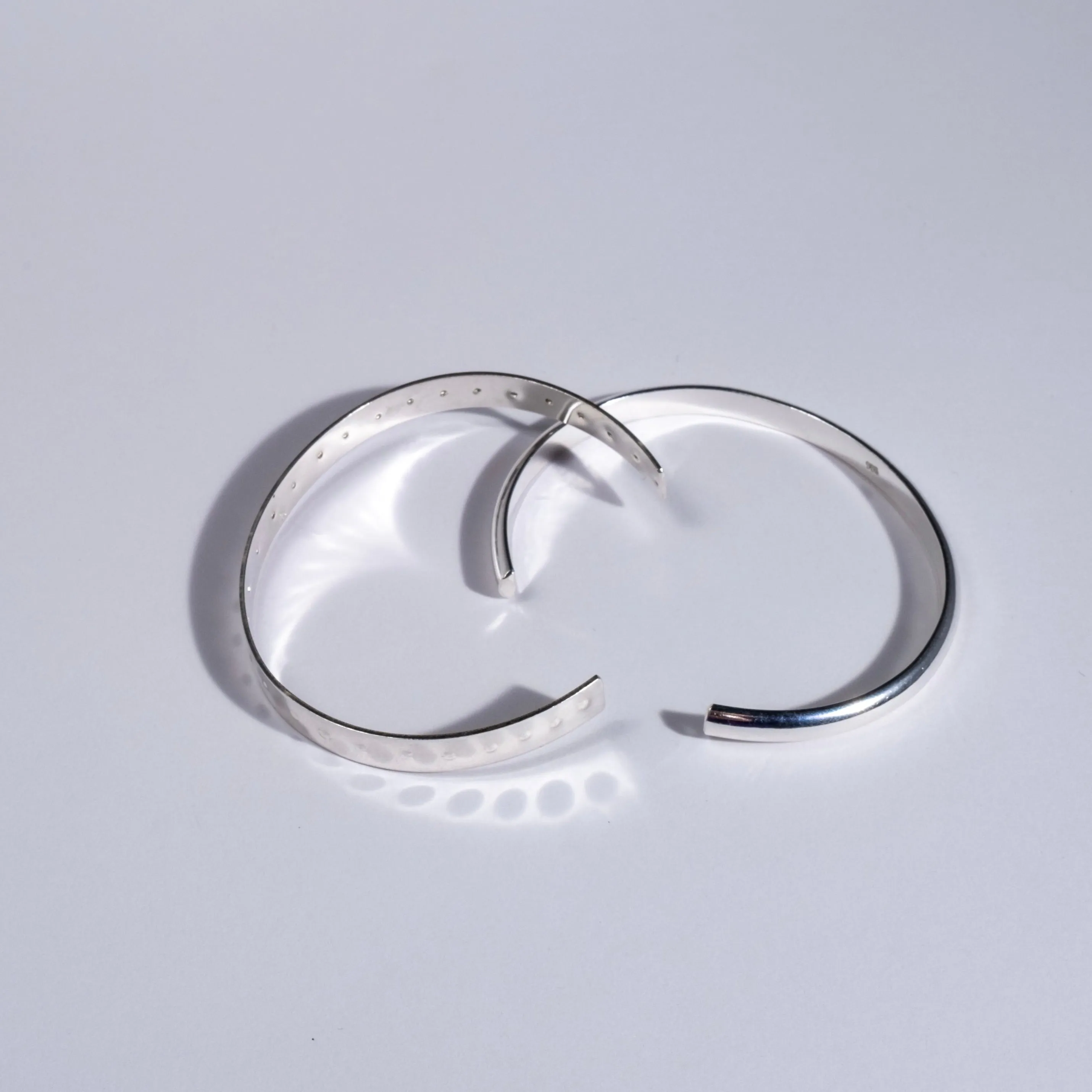 Sterling Silver Domed Cuff Bracelet