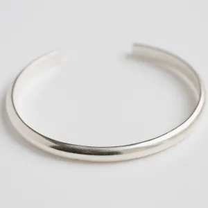 Sterling Silver Domed Cuff Bracelet