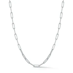 Tatum Rectangle Chain Necklace, Sale