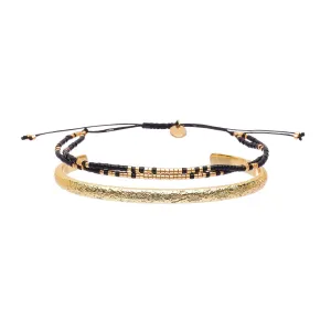 Velma Bracelet Stack - Black