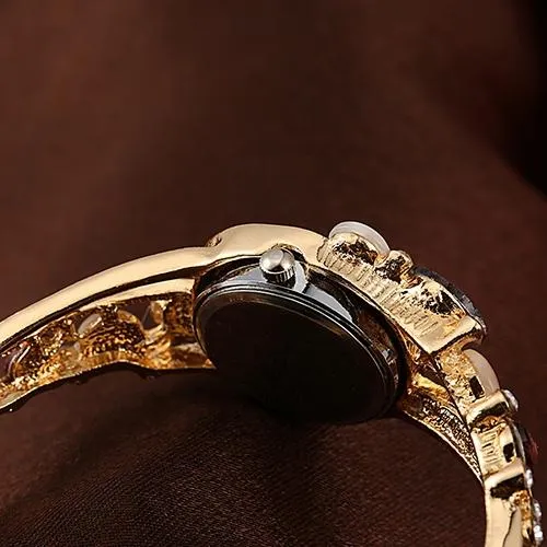 Women's Crystal Bracelet Wrist Watch